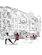 Panoramic wallpaper: a stroll through Paris