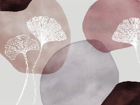 Purple panoramic abstract wallpaper