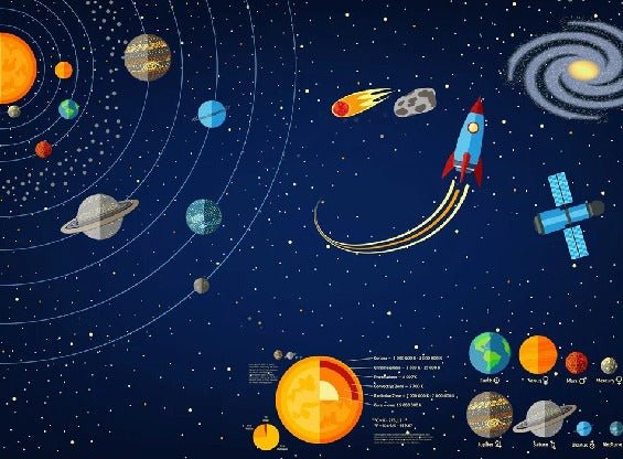 Papier peint astronaute univers galaxy, XXL, tendance