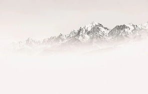 Misty morning wallpaper Mont Blanc