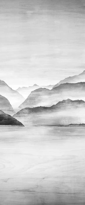 Silver Peaks Wallpaper | Les Bleus du Lac®