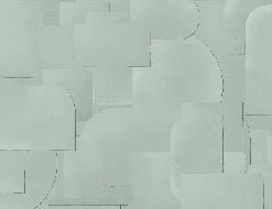 Papier peint panoramique découpé vert, XXL, tendance