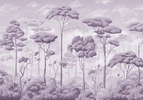 Violet voluptuous pinewood panoramic wallpaper