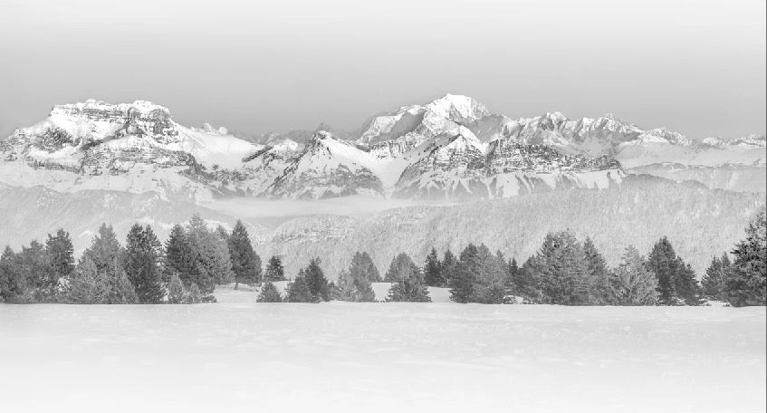 Papier peint photo - La Tournette et au delà, XXL, tendance