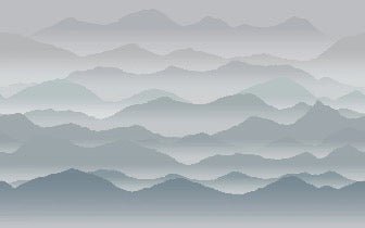 Panoramic wallpaper cimes mist