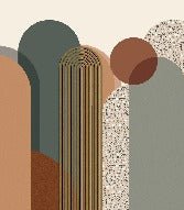 Art deco graphic wallpaper