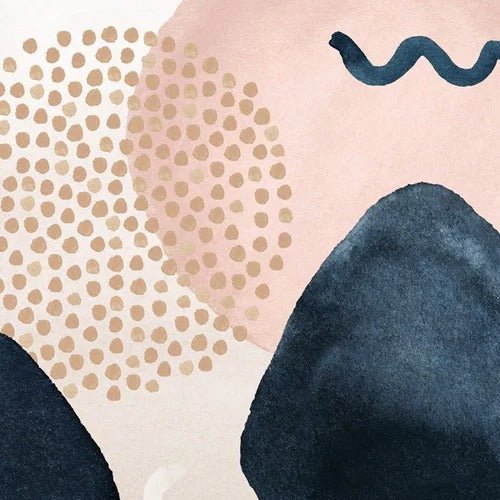 Blush panoramic wallpaper