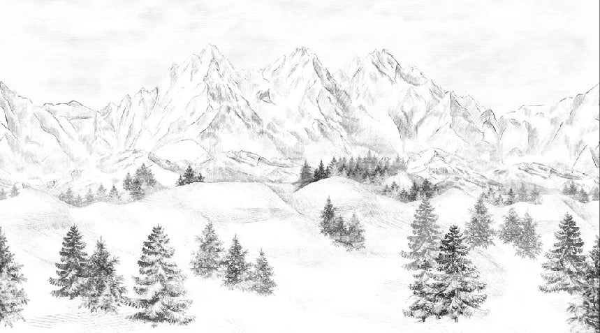 Alps mountain range wallpaper