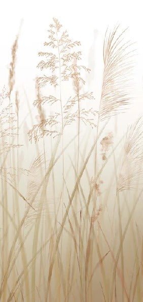 Wheat field flower wallpaper