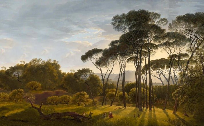 Italian historical landscape wallpaper