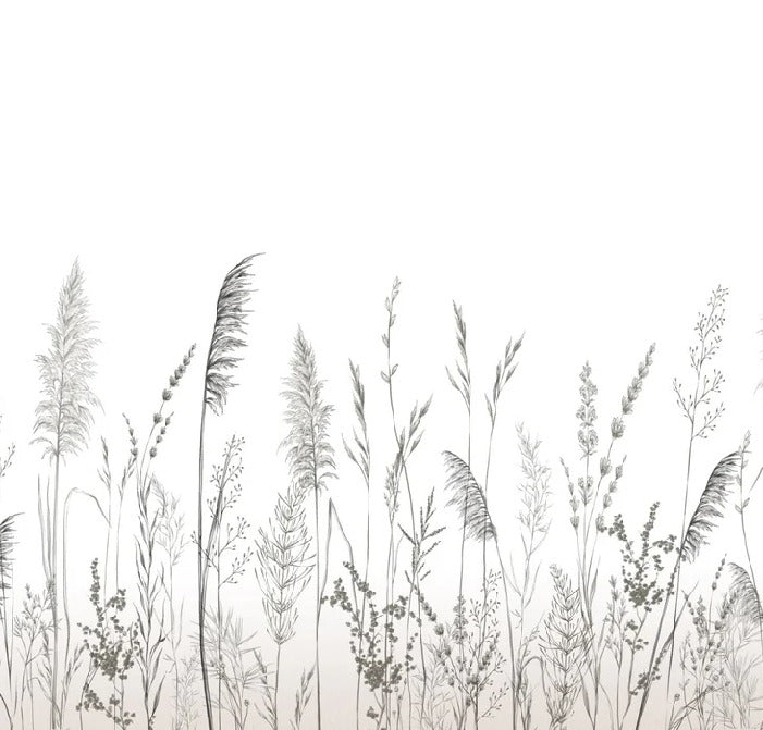 Poetic pampas wallpaper