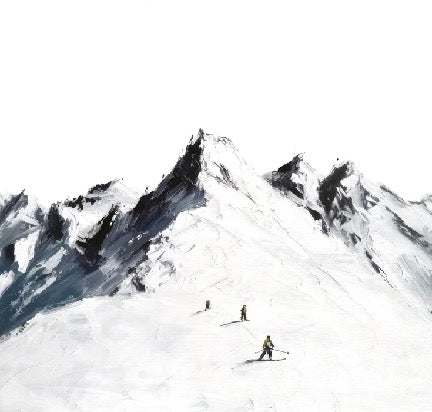 Papier peint ski alpinisme en montagne, XXL, tendance