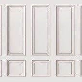 Haussmanian panoramic molding wallpaper