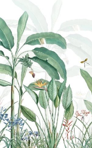 Papier peint panoramique tropicalis, mural concept, tendance