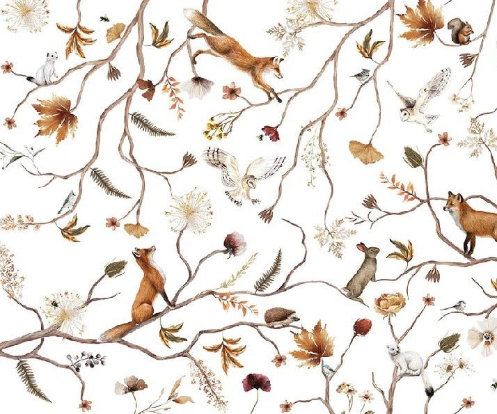 Papier peint enfant forêt aventure, XXL, tendance