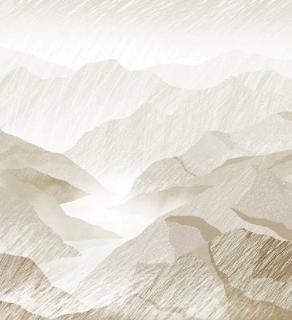 Sepia mountain illustration wallpaper