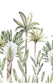 Papier peint tropical aquarelle, XXL, tendance