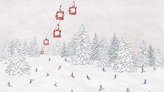 Colorful gondola wallpaper