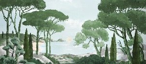 Wallpaper stroll through the green creeks