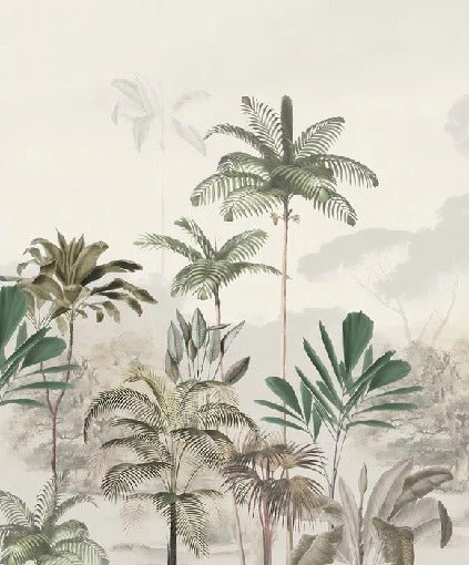 Papier peint panoramique jungle eden vert, XXL, tendance