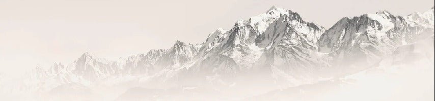 Mont Blanc in sepia mist wallpaper