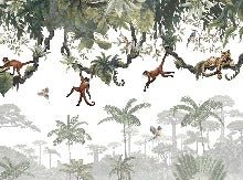 Children's wallpaper monkey game