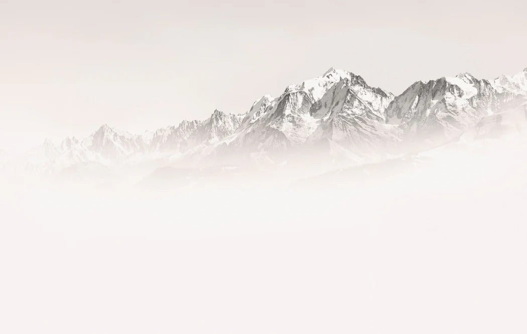 Misty morning wallpaper Mont Blanc