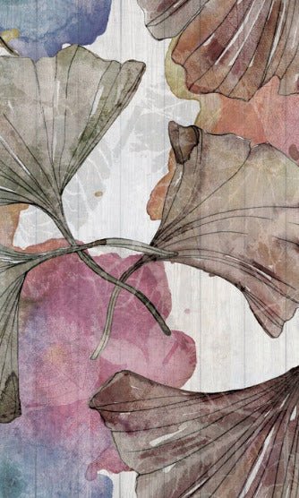 Panoramic ginkgo wallpaper Japan Zen