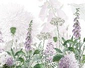 Papier peint fleur danse des clochettes, XXL, tendance