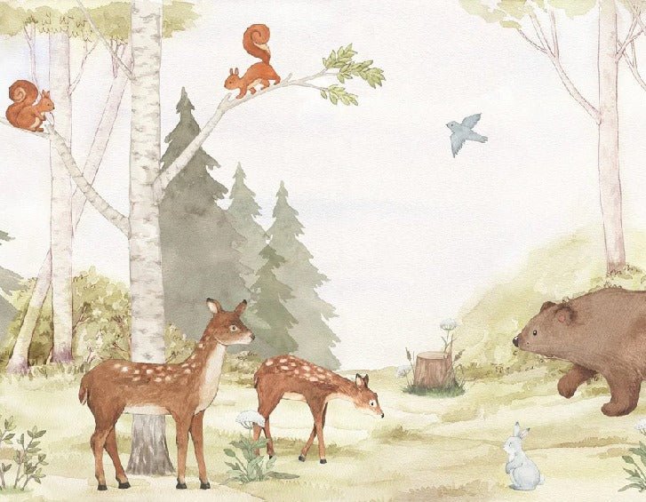 Enchanted forest wallpaper