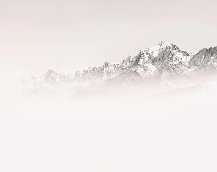 Misty morning wallpaper Mont Blanc
