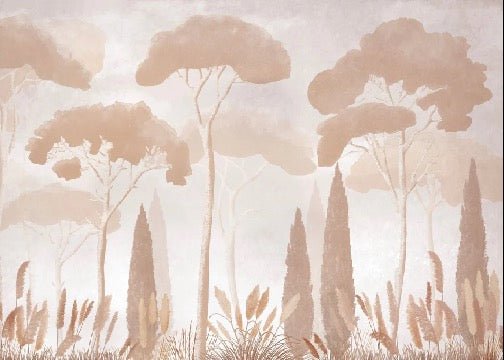 Sepia cypress pine wallpaper