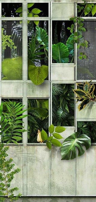 Panoramic canopy wallpaper nature plant