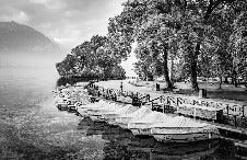 Lake Annecy panoramic contemplation wallpaper