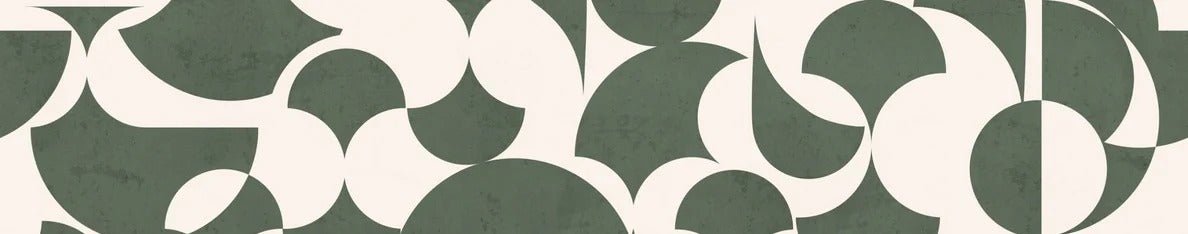 Retro graphic restaurant wallpaper