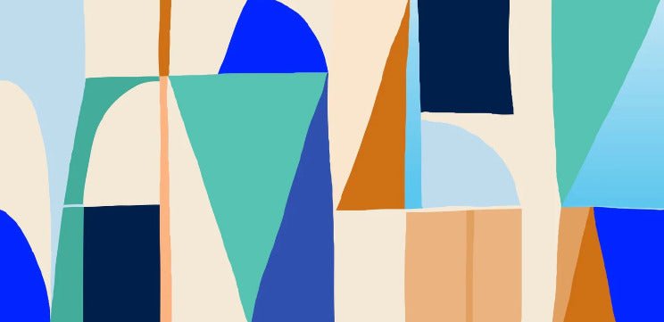 Vibrant Memphis wallpaper