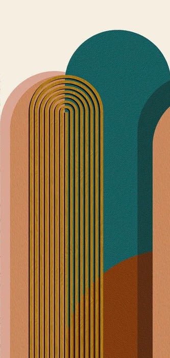 Trendy graphic art pop wallpaper