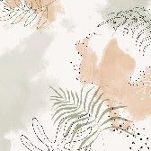 Panoramic vegetal watercolor wallpaper