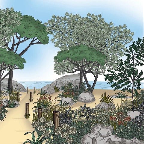 Landscape wallpaper France seaside