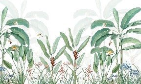 Tropical panoramic wallpaper