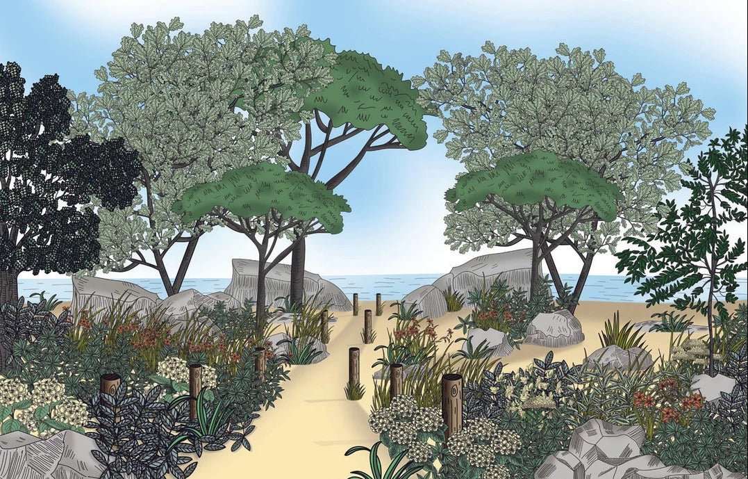 Landscape wallpaper France seaside