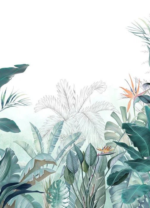 Quintessence tropical panoramic wallpaper