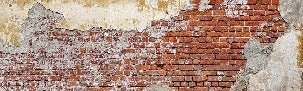 Broken brick bistro wallpaper