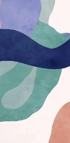 Papier peint abstrait ondulation, XXL, tendance