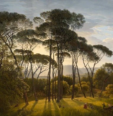 Italian historical landscape wallpaper