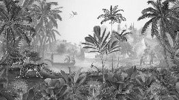 Wild shadows panoramic wallpaper