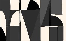 Memphis style black wallpaper