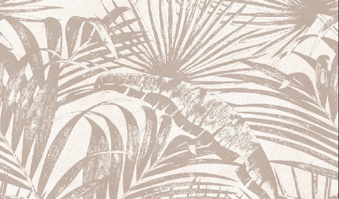 Papier peint monochrome jungle feuille, XXL, tendance