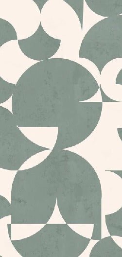 Retro slate green graphic wallpaper