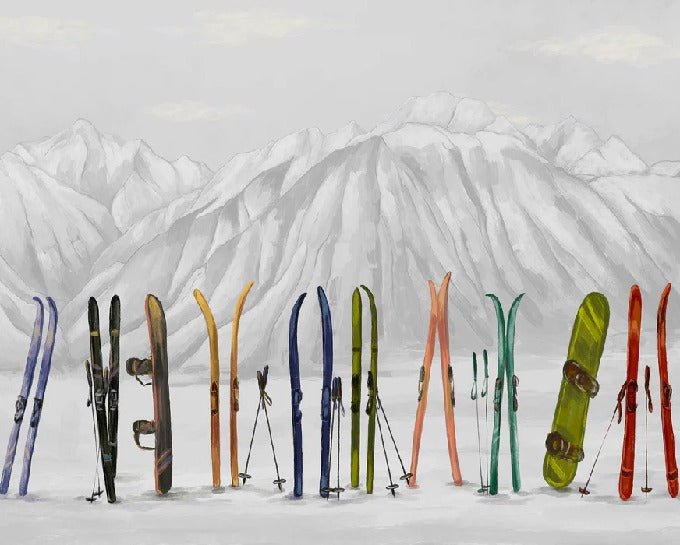 Ski wallpaper Courchevel